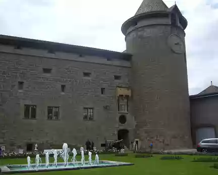 PXL053 Chateau médiéval de Morges, classé monument historique, est devenu un musée.